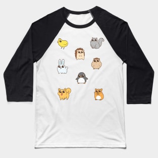 Cute Animals Baseball T-Shirt